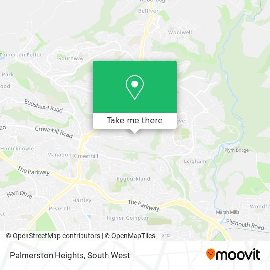 Palmerston Heights map