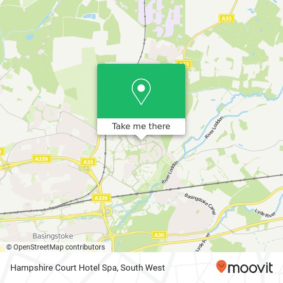 Hampshire Court Hotel Spa, Centre Drive Basingstoke Basingstoke RG24 8 map