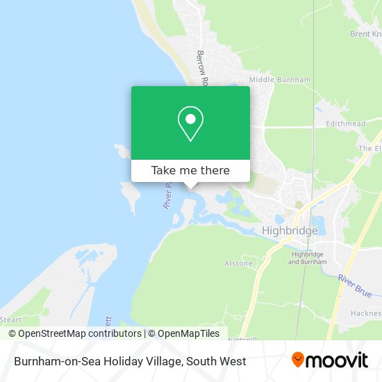 Burnham-on-Sea Holiday Village map