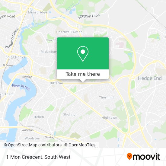 1 Mon Crescent map
