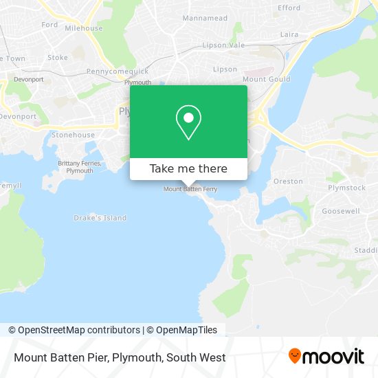 Mount Batten Pier, Plymouth map