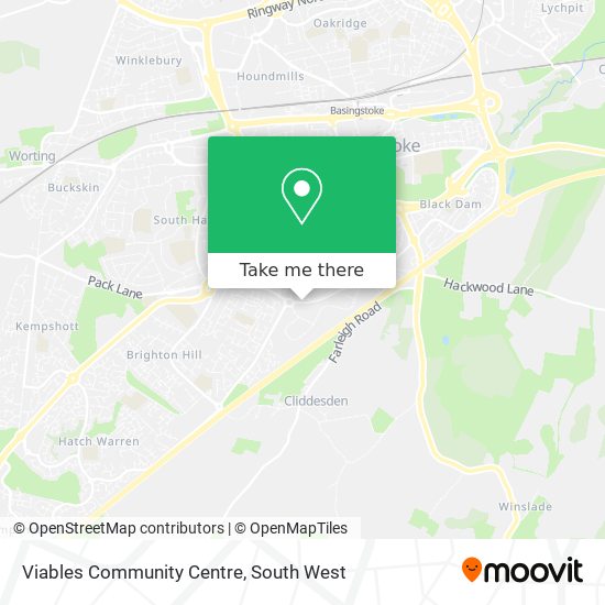 Viables Community Centre map