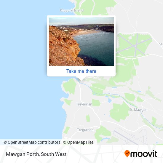 Mawgan Porth map