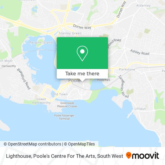 Lighthouse, Poole's Centre For The Arts map