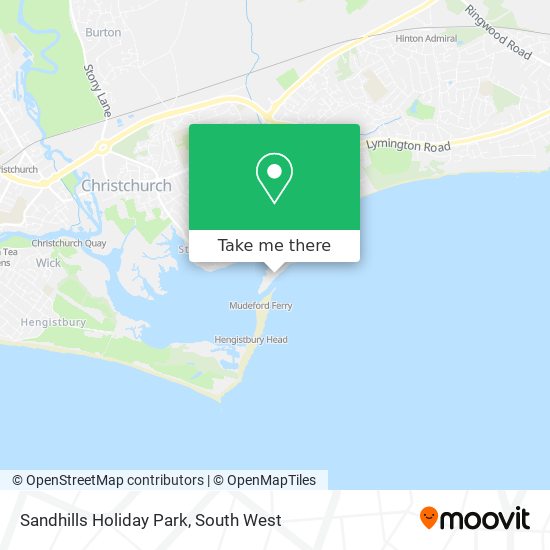 Sandhills Holiday Park map