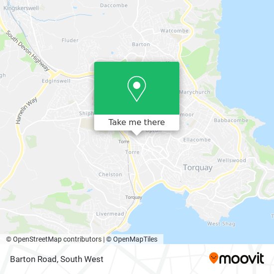 Barton Road map