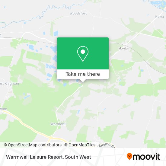 Warmwell Leisure Resort map