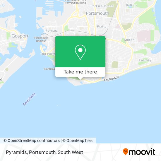 Pyramids, Portsmouth map