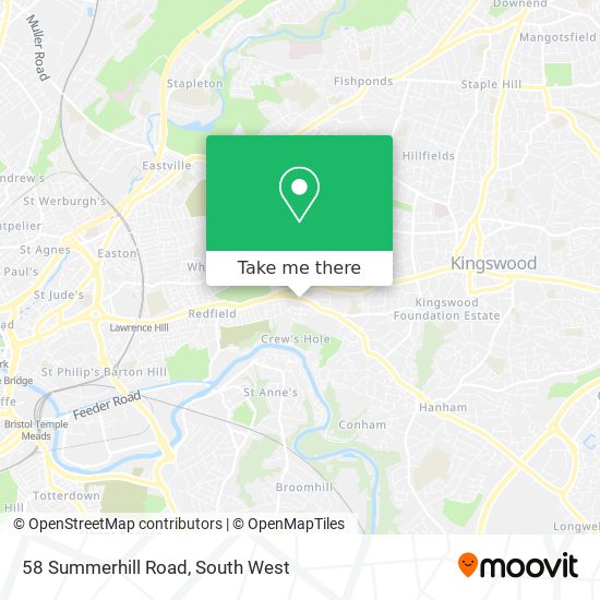 58 Summerhill Road map