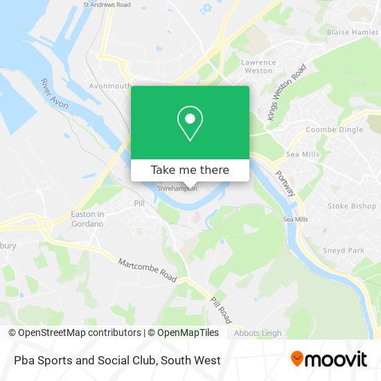 Pba Sports and Social Club map
