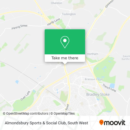 Almondsbury Sports & Social Club map