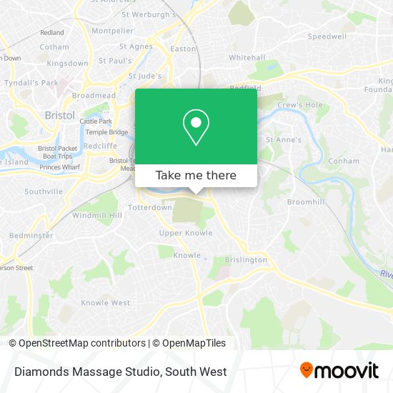 Diamonds Massage Studio map