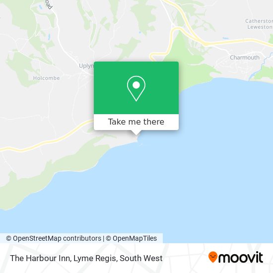 The Harbour Inn, Lyme Regis map