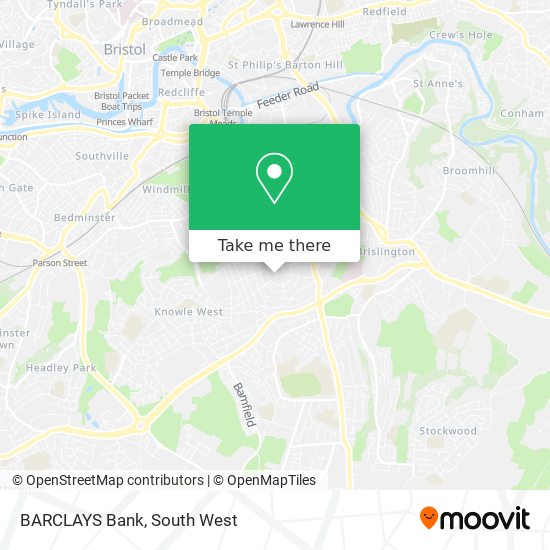 BARCLAYS Bank map