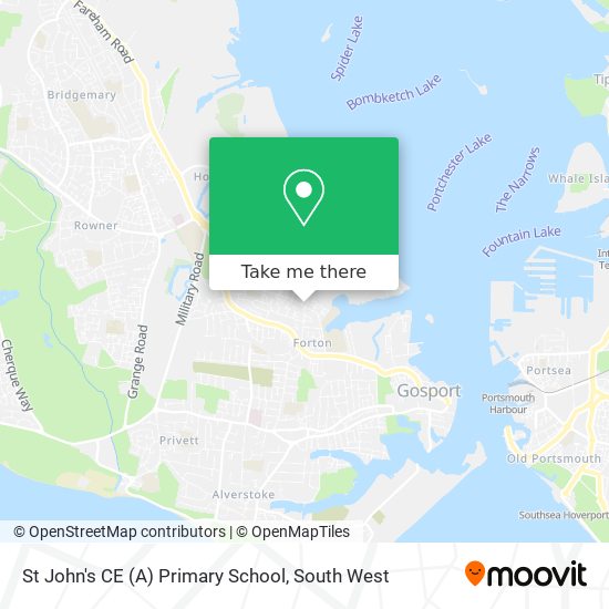 St John's CE (A) Primary School map