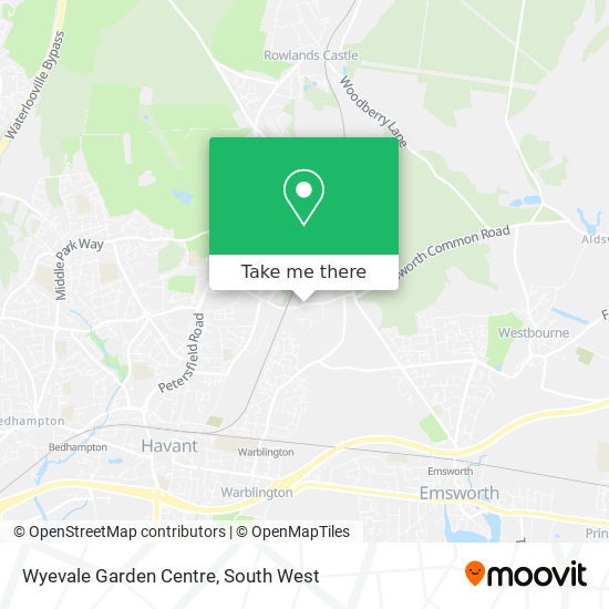 Wyevale Garden Centre map