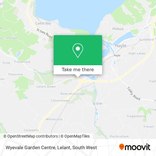 Wyevale Garden Centre, Lelant map