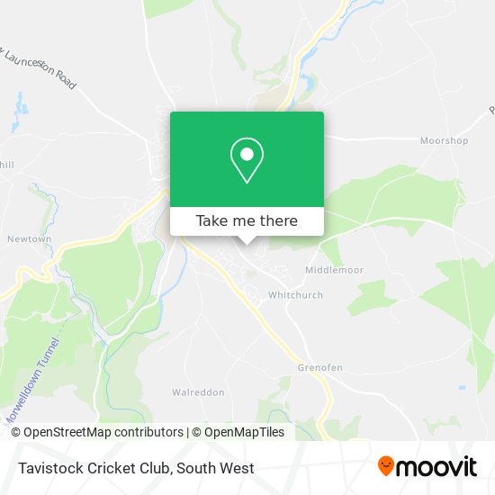 Tavistock Cricket Club map
