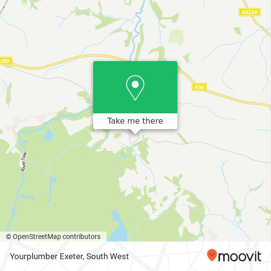 Yourplumber Exeter, The Croft South Zeal Okehampton EX20 2 map