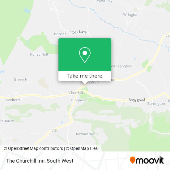 The Churchill Inn map