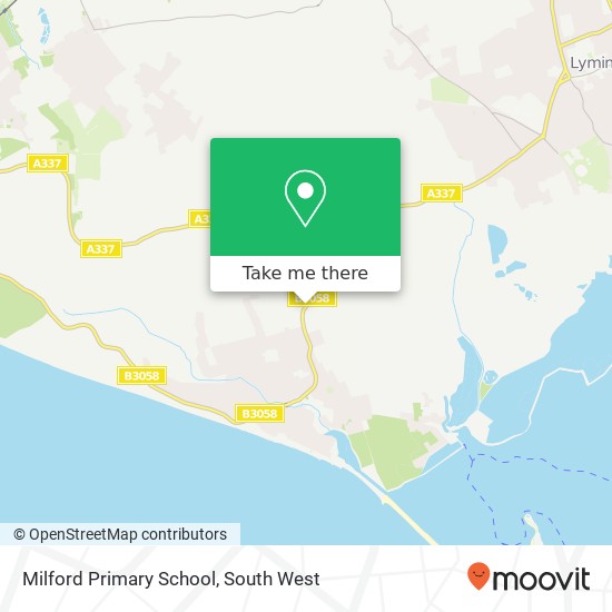 Milford Primary School, Lymington Road Everton Lymington SO41 0 map