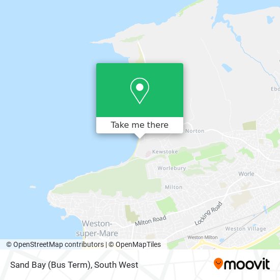 Sand Bay (Bus Term) map