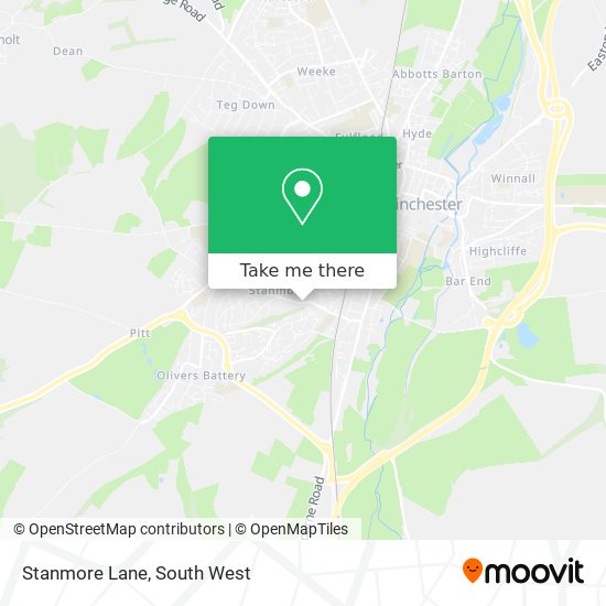 Stanmore Lane map