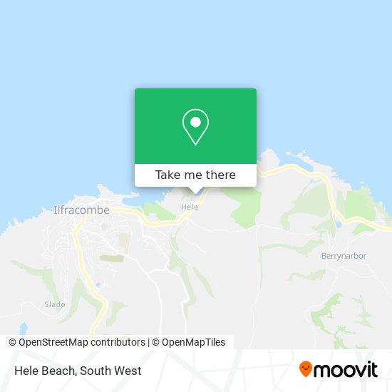 Hele Beach map