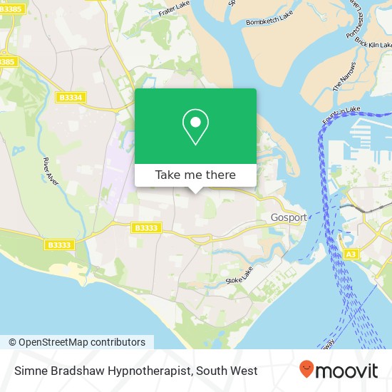 Simne Bradshaw Hypnotherapist, 35 Harcourt Road Gosport Gosport PO12 3NR map