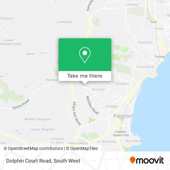 Dolphin Court Road map