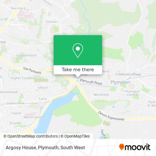 Argosy House, Plymouth map