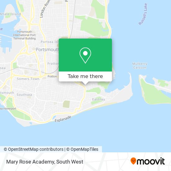 Mary Rose Academy map