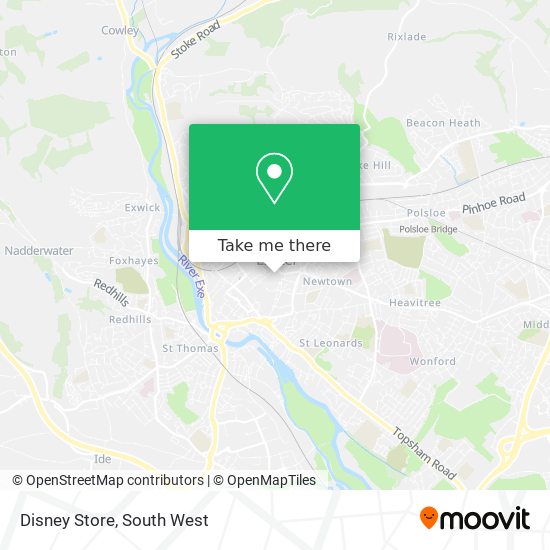 Disney Store map