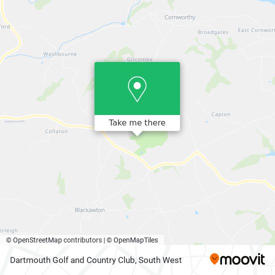 Dartmouth Golf and Country Club map