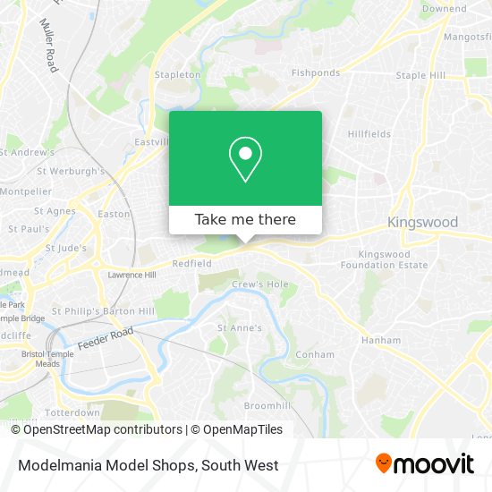Modelmania Model Shops map
