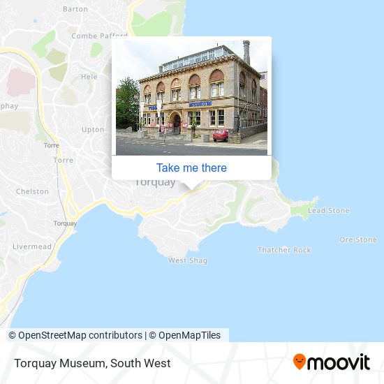 Torquay Museum map