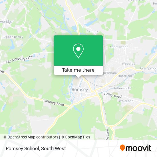 Romsey School map