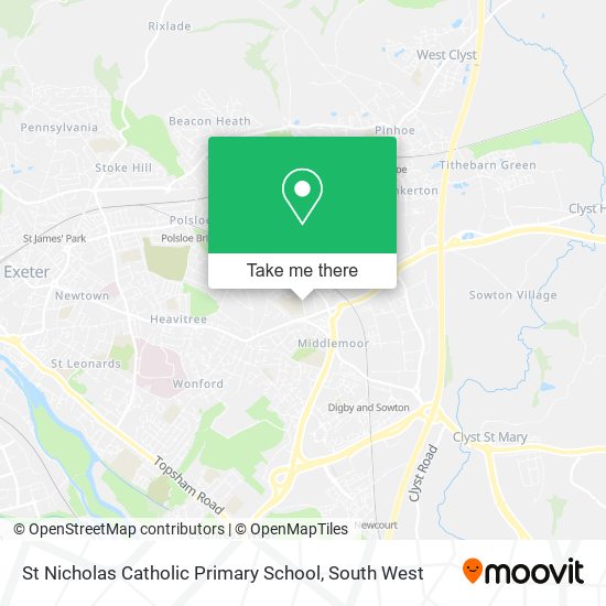 St Nicholas Catholic Primary School map