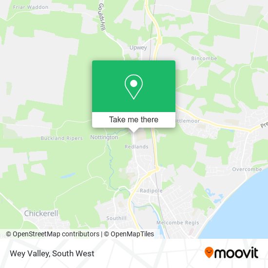 Wey Valley map