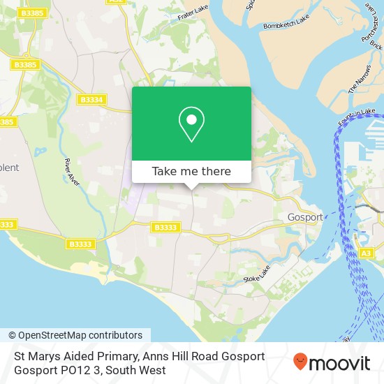 St Marys Aided Primary, Anns Hill Road Gosport Gosport PO12 3 map
