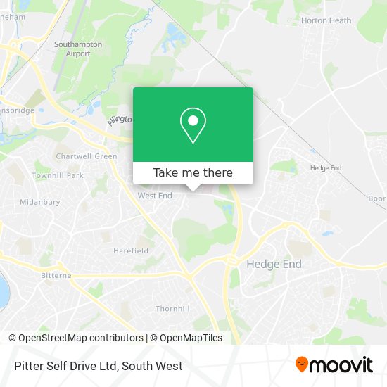 Pitter Self Drive Ltd map