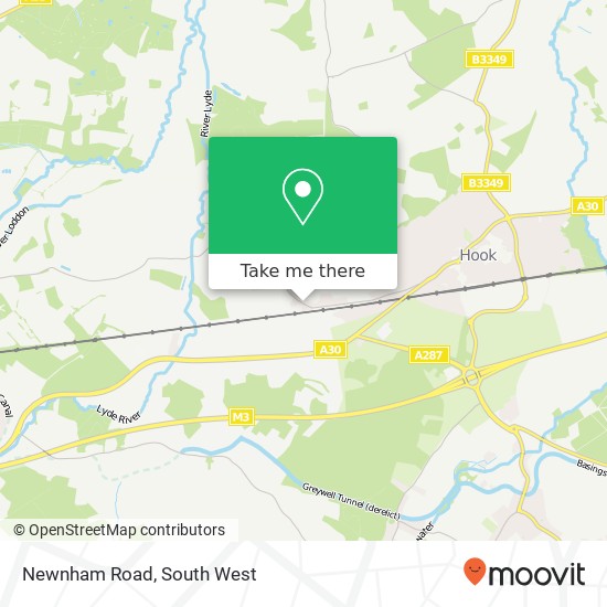 Newnham Road map