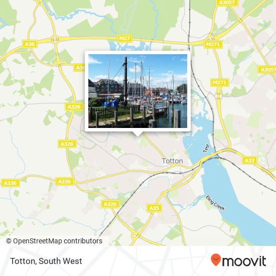 Totton map