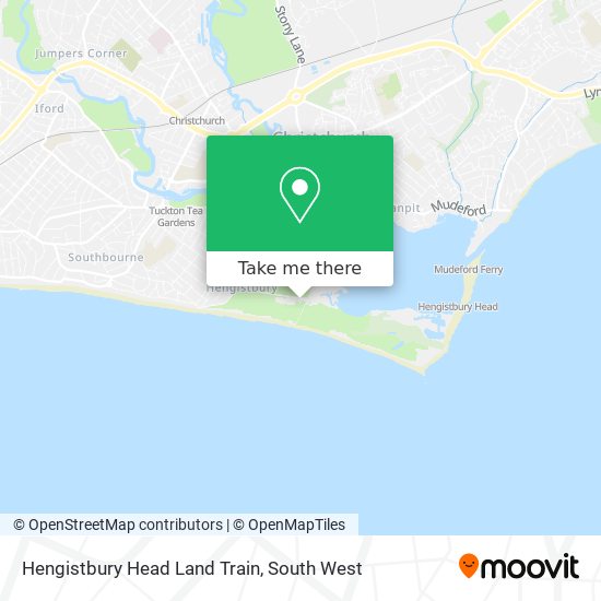 Hengistbury Head Land Train map