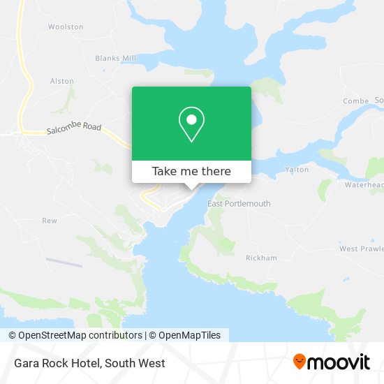 Gara Rock Hotel map