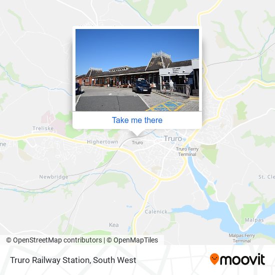 Truro Railway Station map