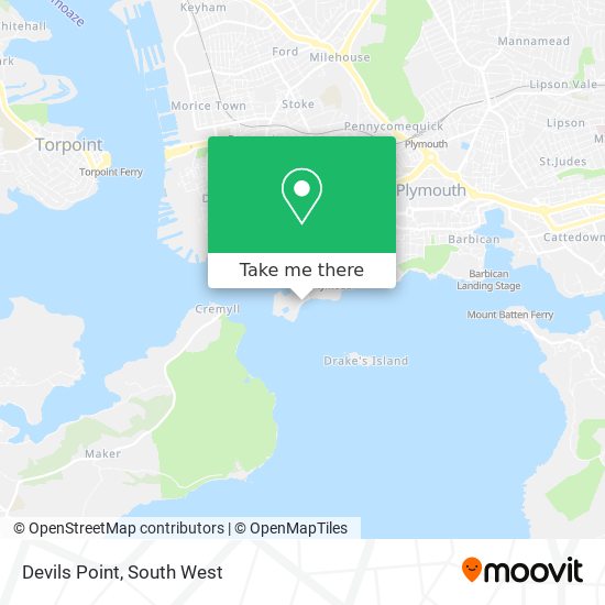Devils Point map