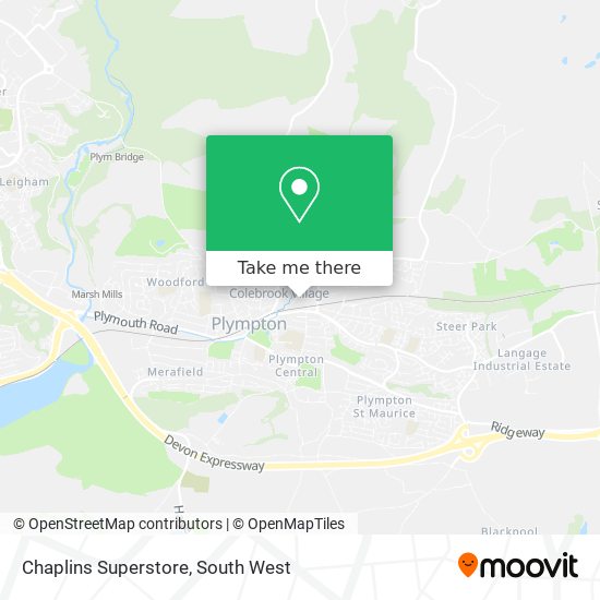 Chaplins Superstore map