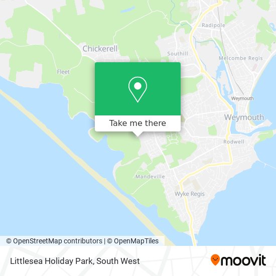 Littlesea Holiday Park map