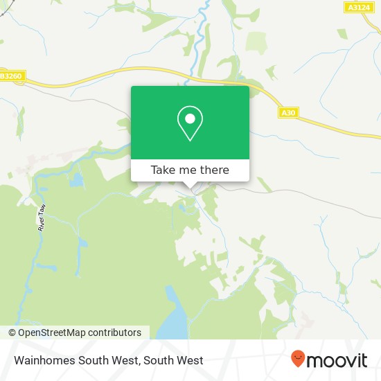 Wainhomes South West map